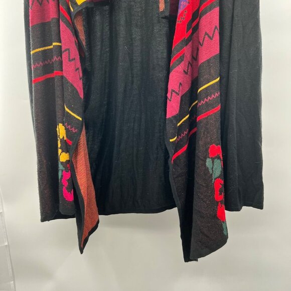 Cupio Women's Mixed Print Cardigan Open Front Multicolor Size 3X - Picture 3 of 9